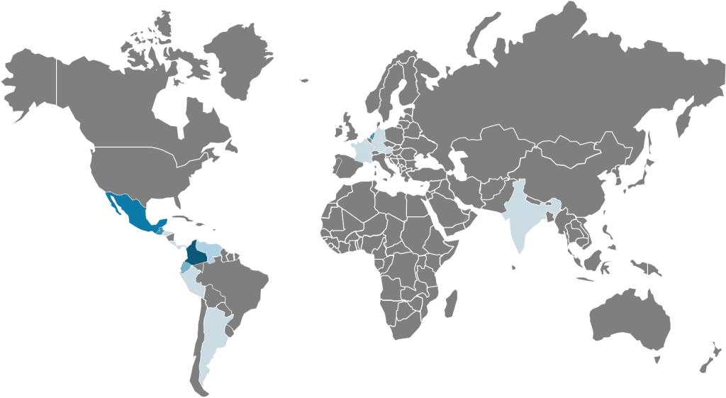 Mapa Internacional Tarificador